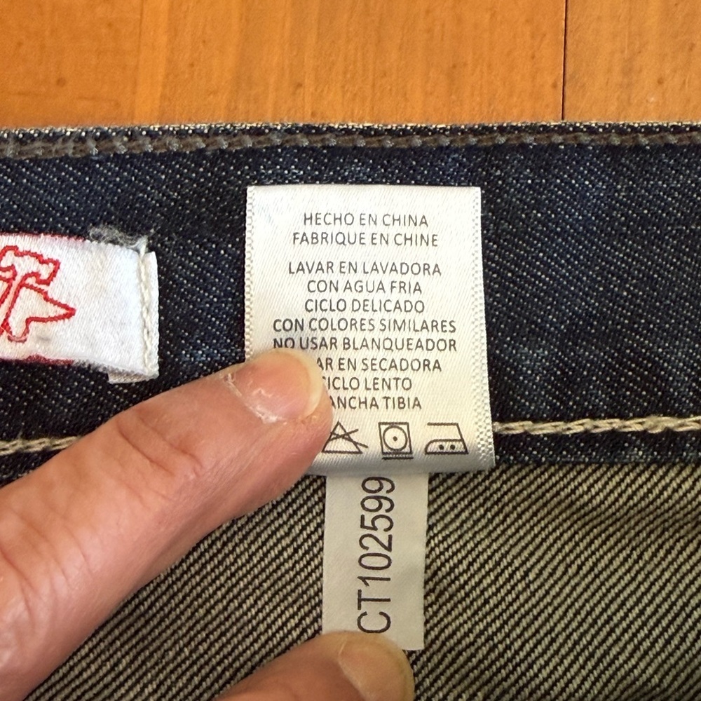 Tin Haul NWT Jagger Denim Jeans Men’s Sz 40R Straight Leg Embroidered Western - Picture 8 of 13